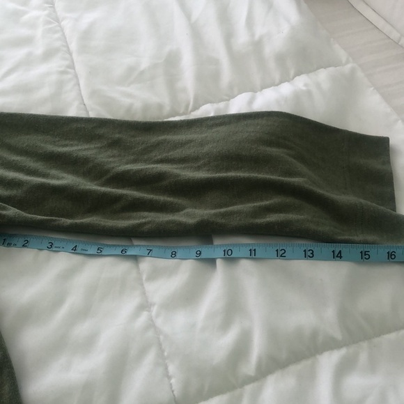 NWT Serra ladies open coatigan olive green sweater coat 🧥 with 2 pockets - Picture 5 of 8